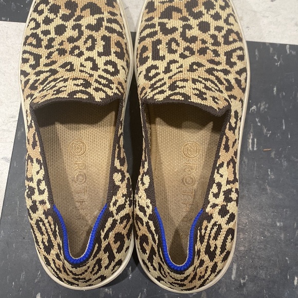 Rothy’s Leopard Slip On Sneaker - Picture 2 of 5